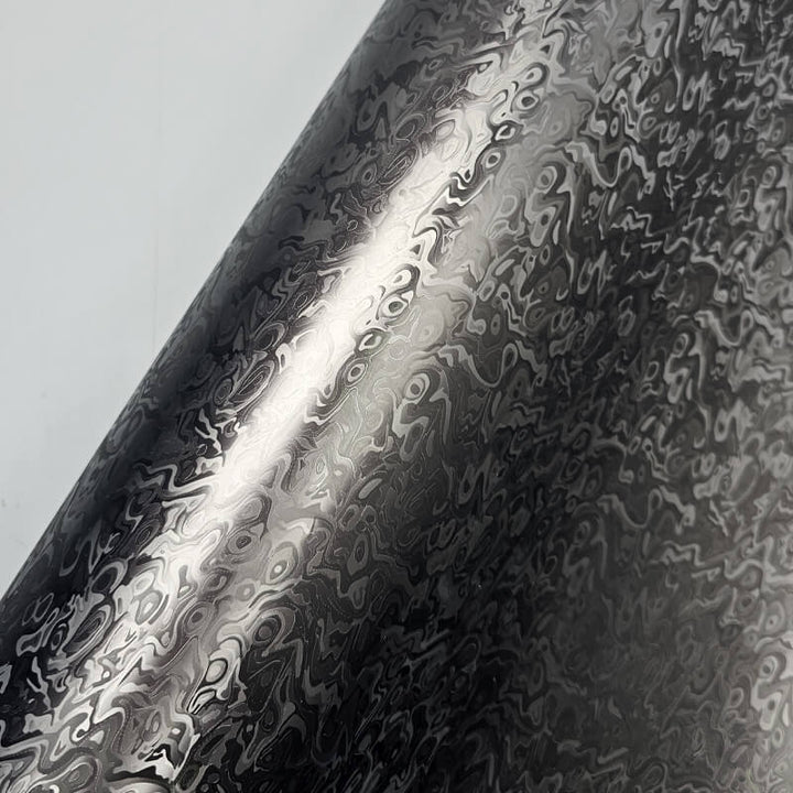 Matte Chrome Damascus Gray Camo Vinyl Film