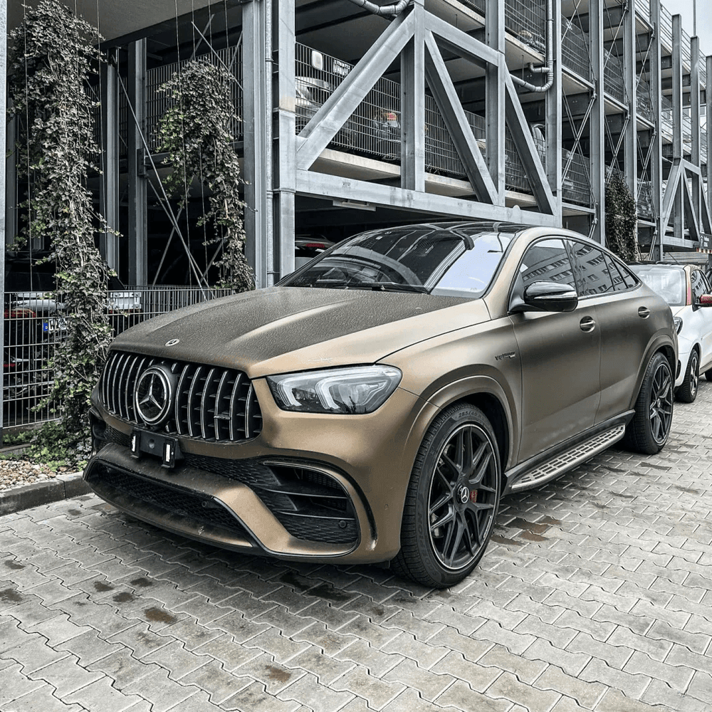 Matte Metallic Brown Wrap