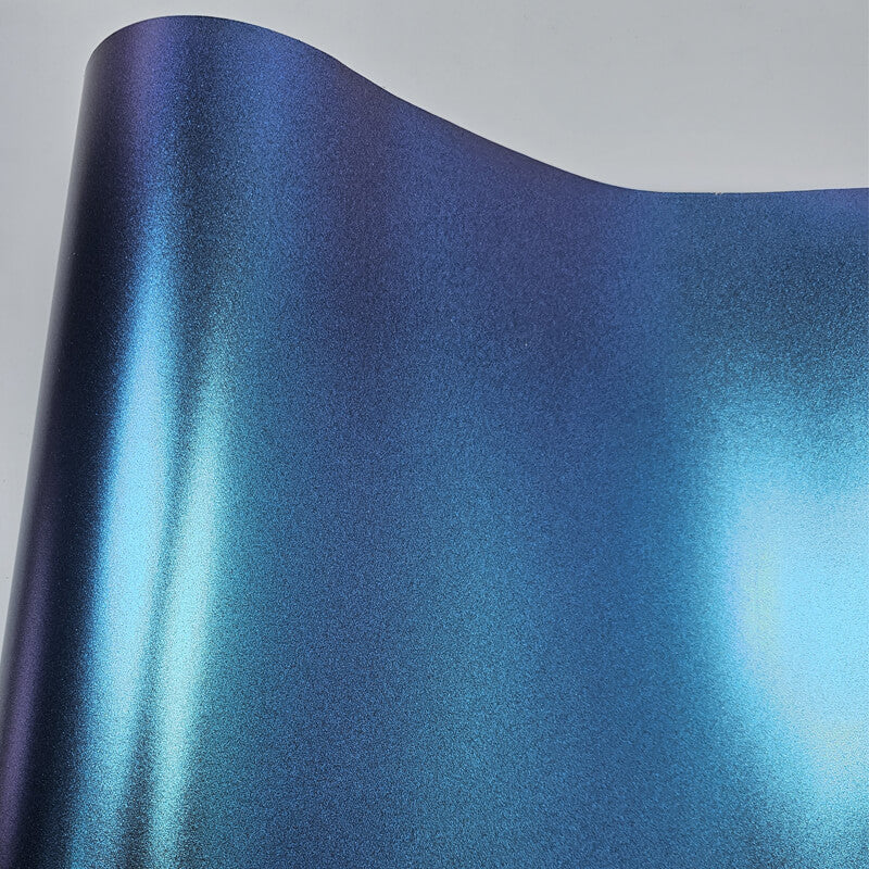 Matte Metallic Purple Blue Vinyl Wrap