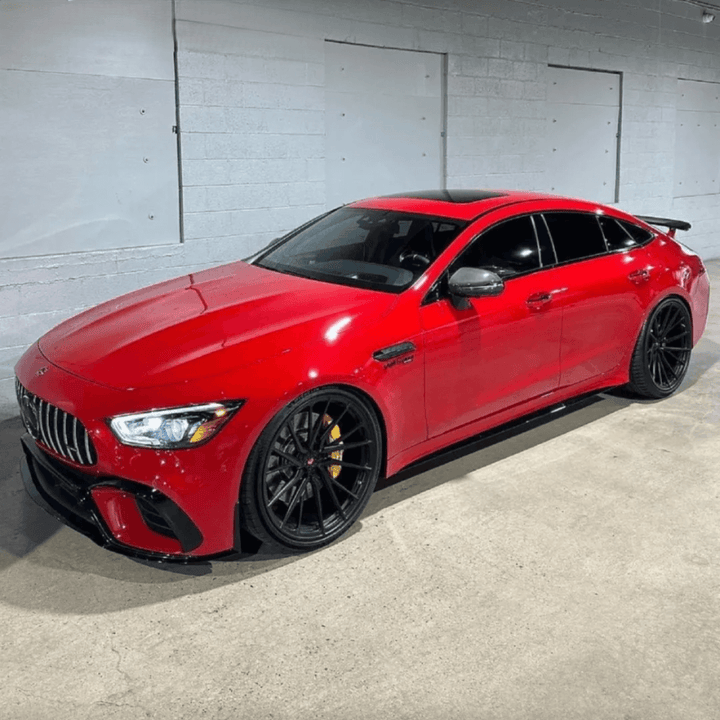 Mercedes AMG Ferrari Red Car Wrap