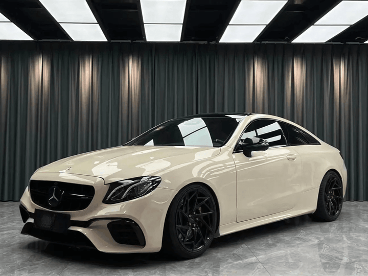 Mercedes Gloss Crystal Khaki Beige Vinyl Wrap