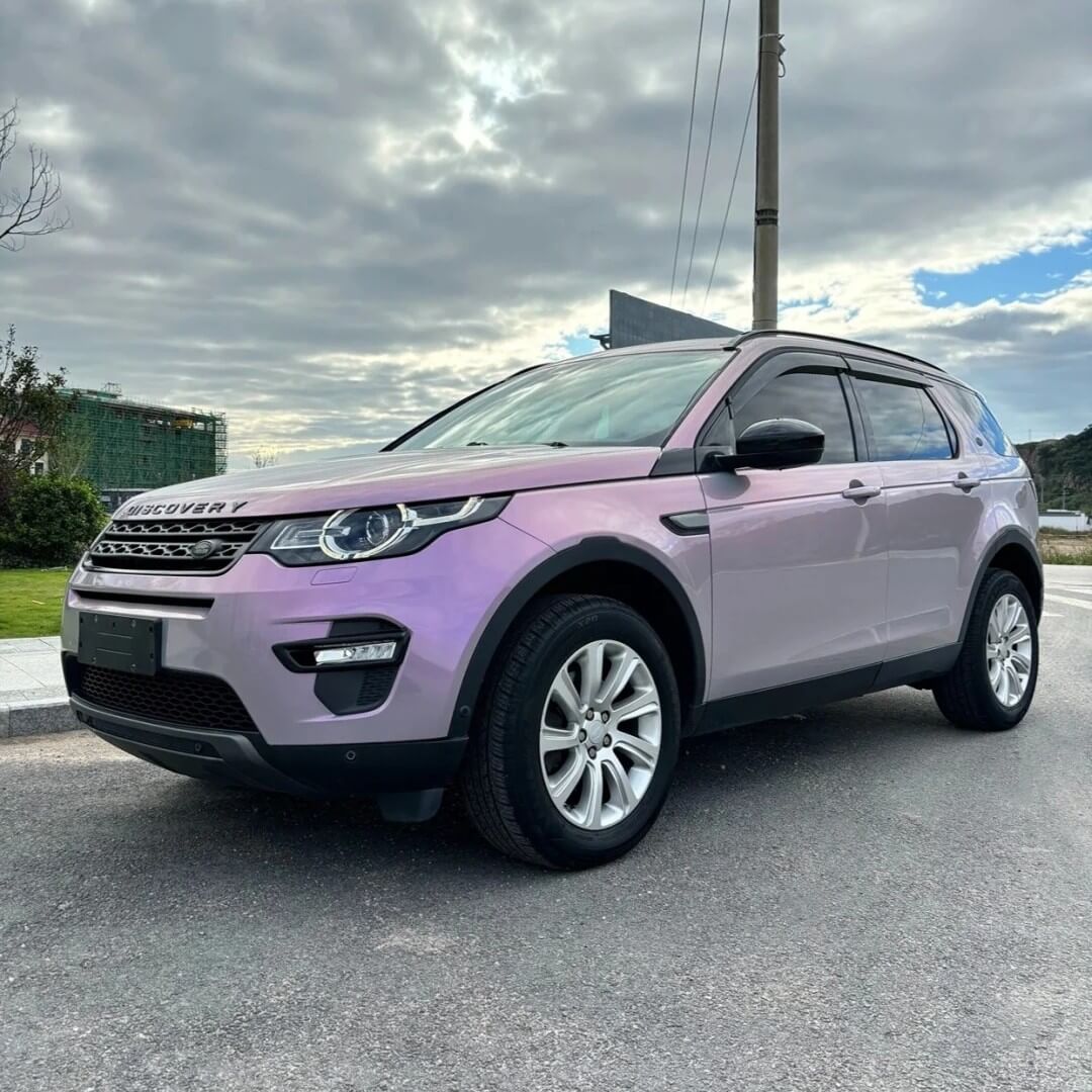 Metallic Gray Pink Wrap