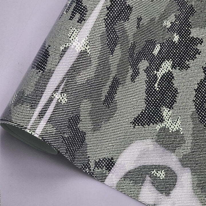 Mint Green Snake Skin Camouflage Vinyl Wrap