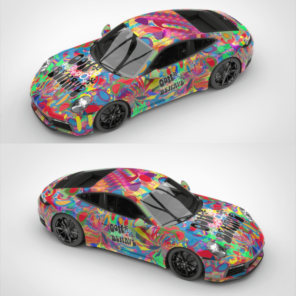 Oil Painting Graffiti Wrap
