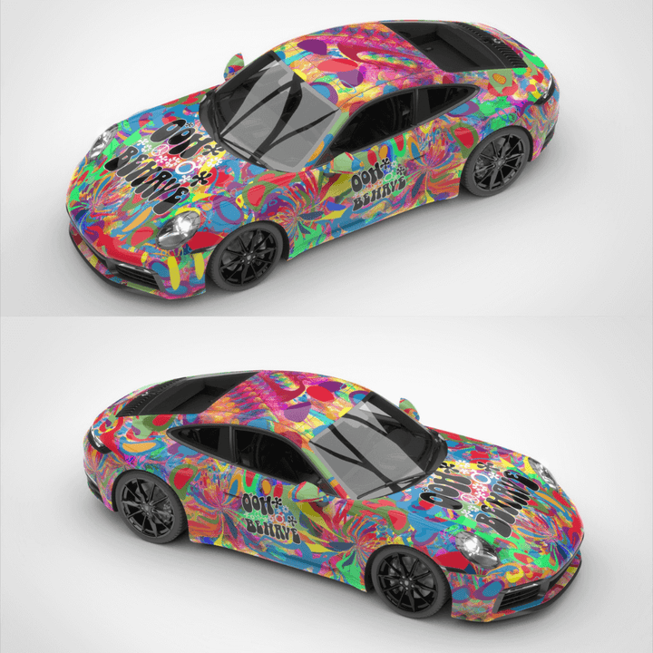 Oil Painting Graffiti Wrap
