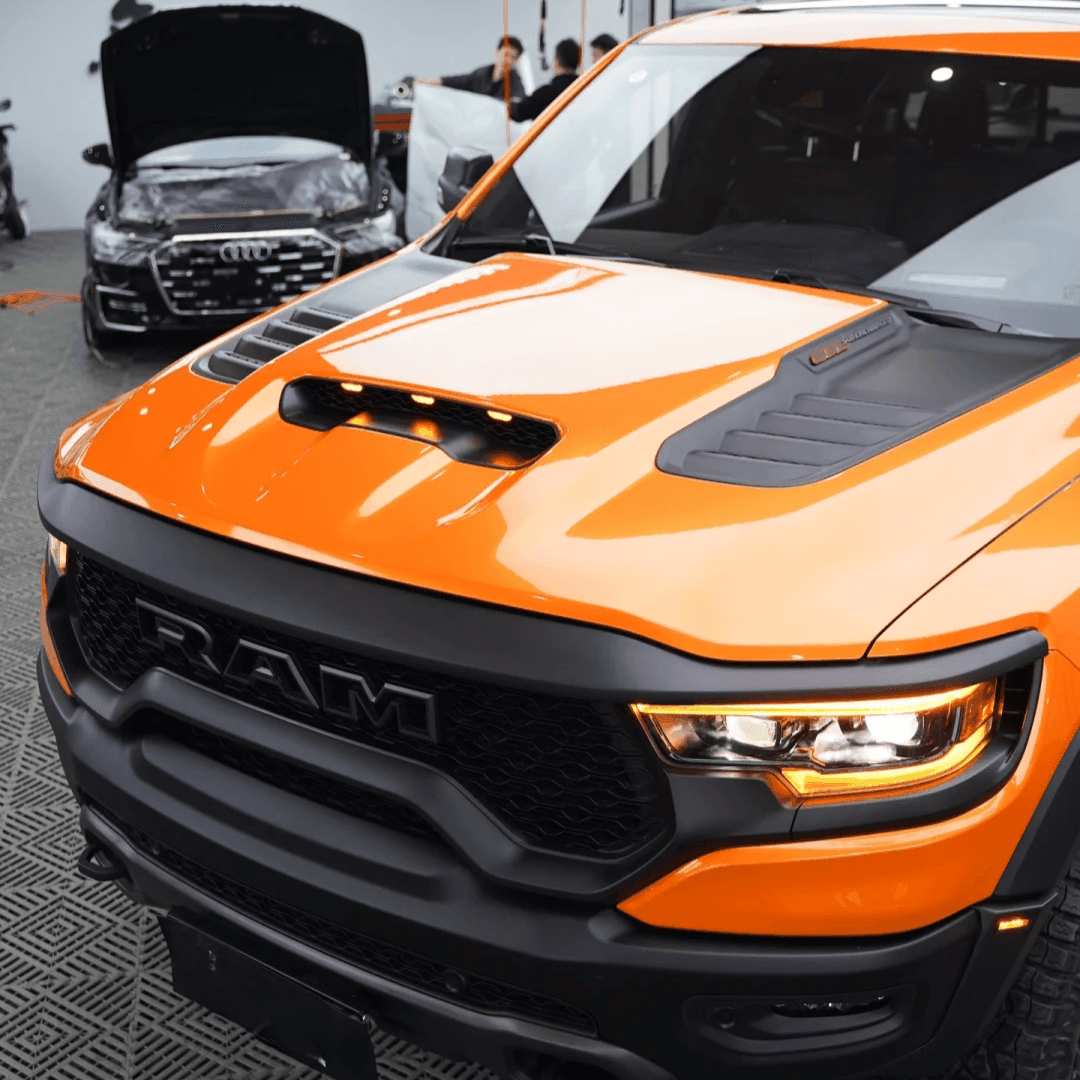 Orange Pearlescent Wrap