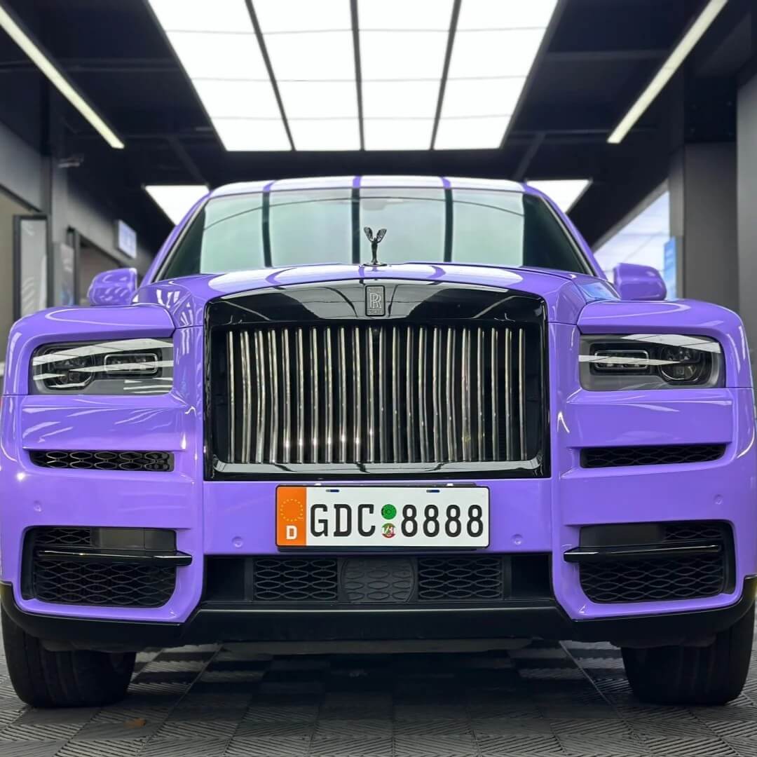 Pearl Lavender Car Wrap