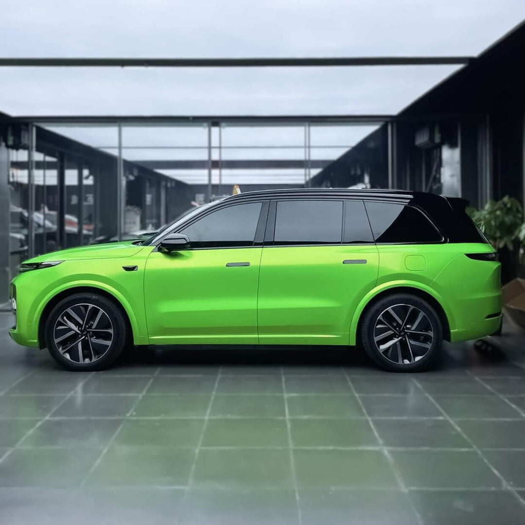 Pearlescent Neon Green Wrap Color PPF