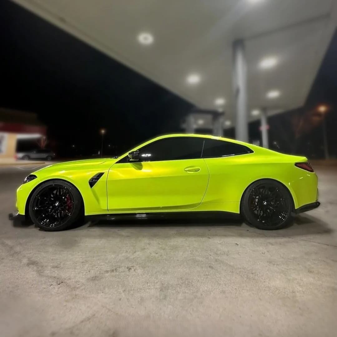 Pearlescent Neon Yellow Wrap PPF