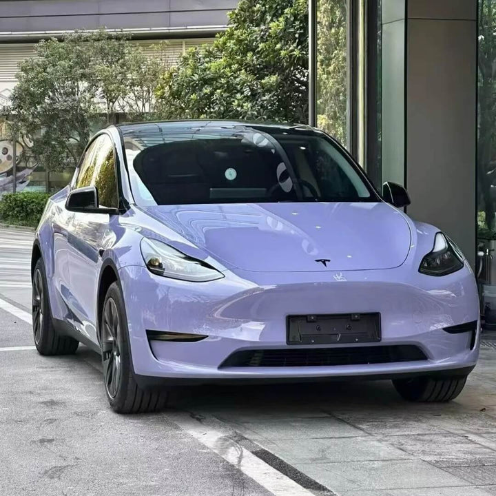 Periwinkle Purple Tesla Wrap