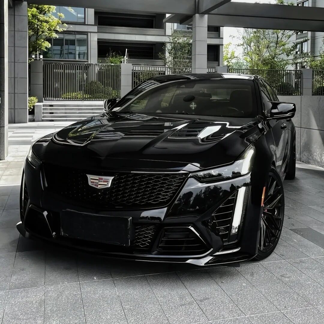 Piano Black Cadillac Wrap