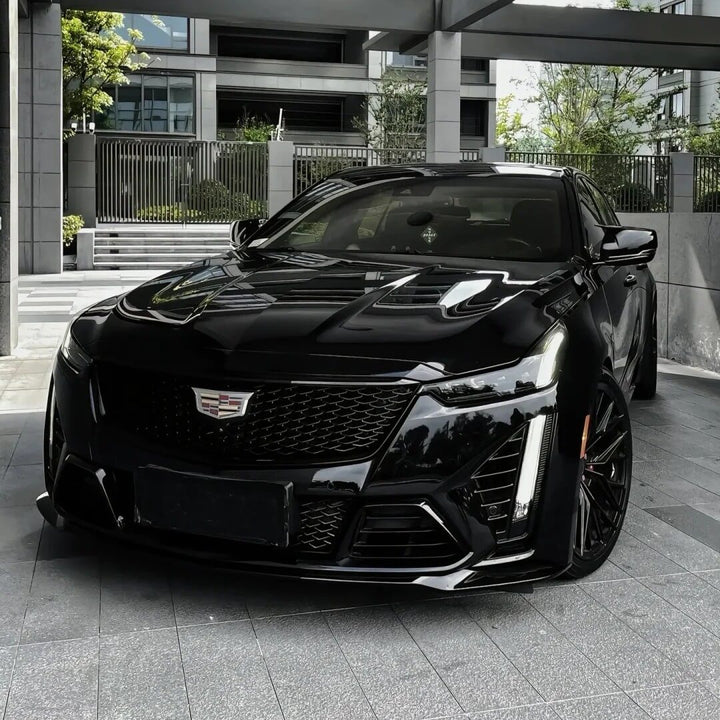 Piano Black Cadillac Wrap