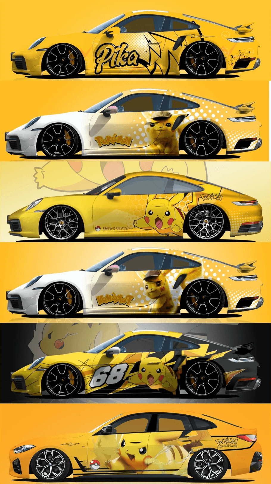 Pokemon vinyl Wrap