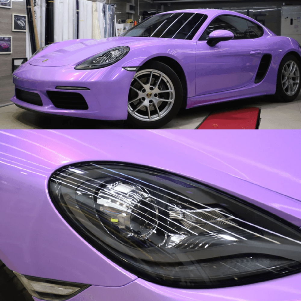 Purple Pearlescent Metallic Vinyl Wrap