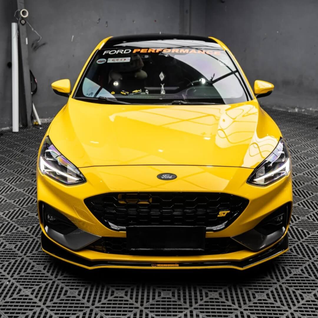 Racing Yellow Ford Wrap