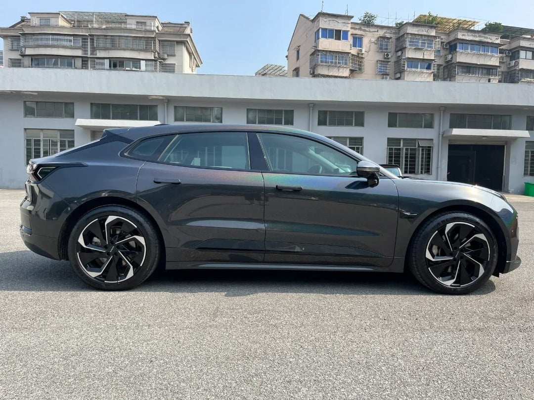 Rainbow Black car wrap