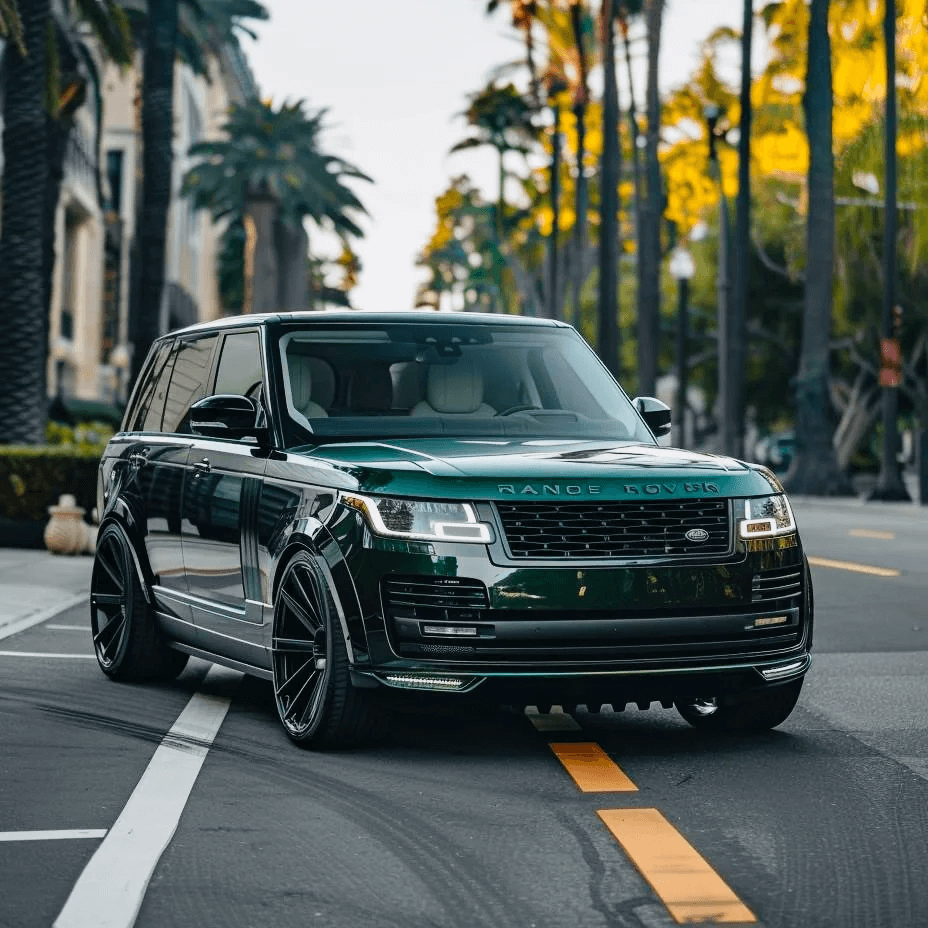 Range Rover Emerald Green Car Wrap