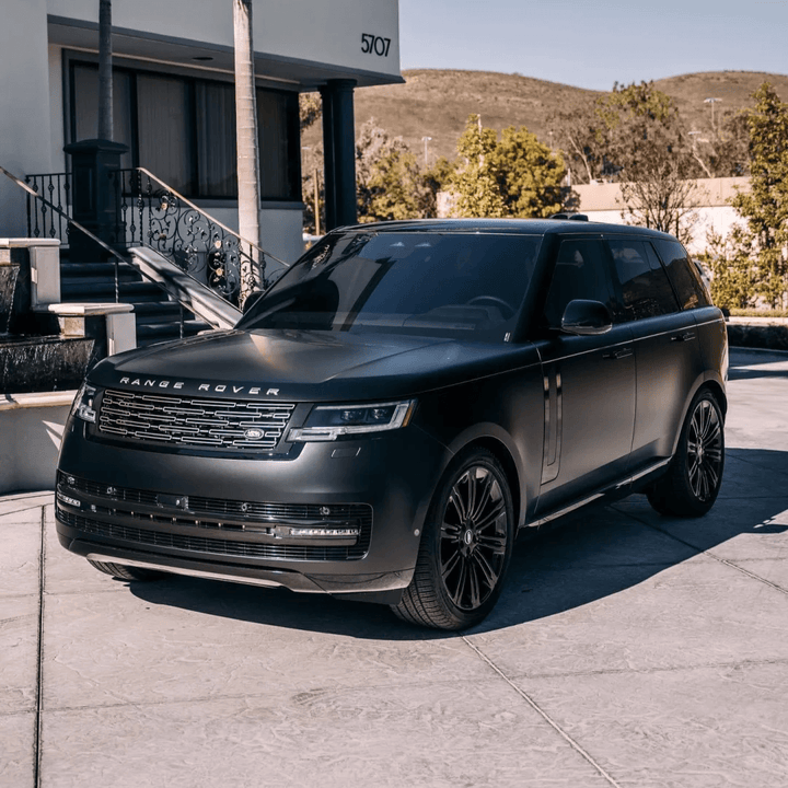 Range Rover Matte Black Vinyl Wrap