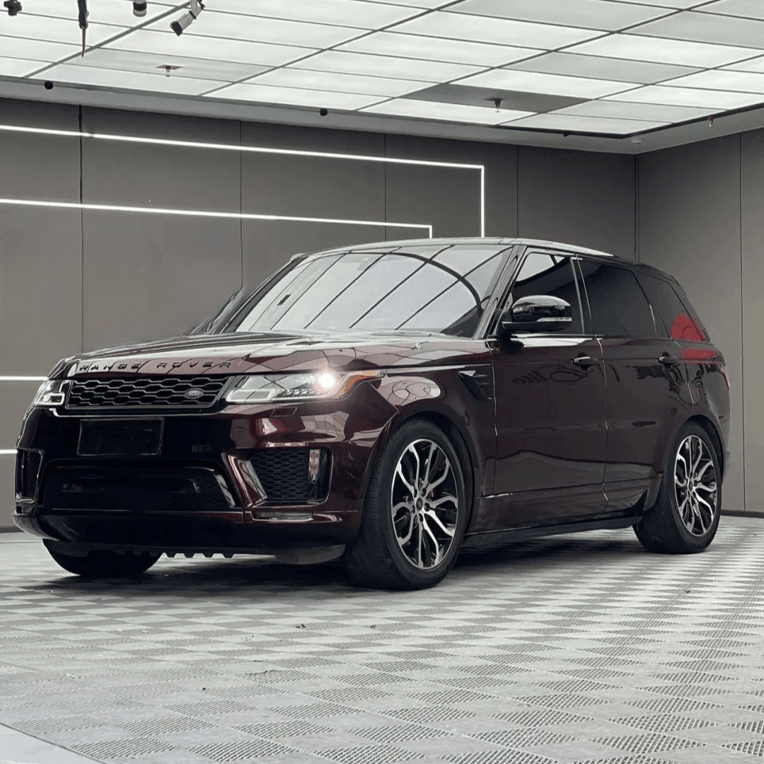 Range Rover Metallic Rose Black Car Wrap