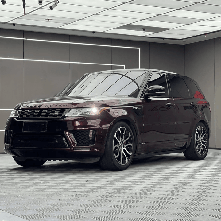 Range Rover Metallic Rose Black Car Wrap