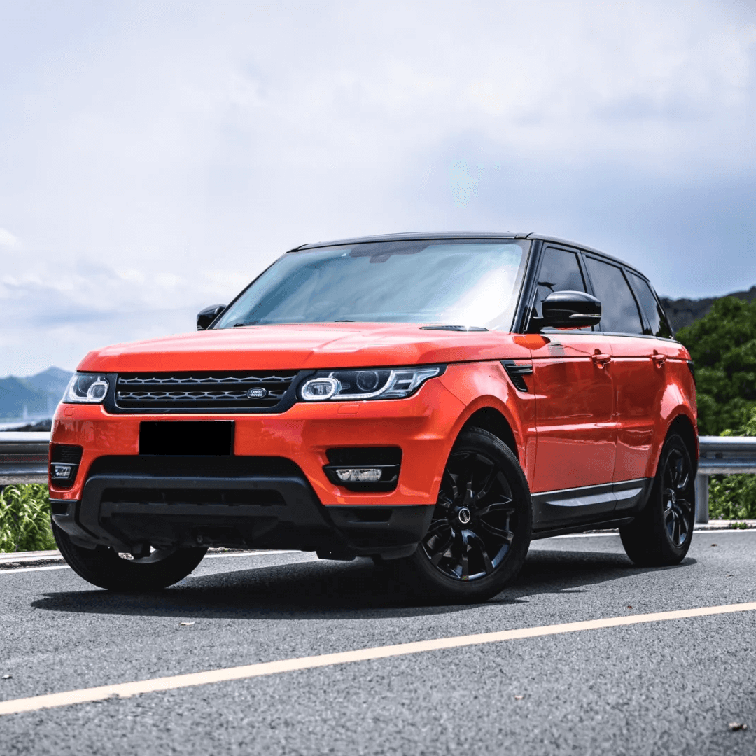 Range Rover Orange Car Wrapping