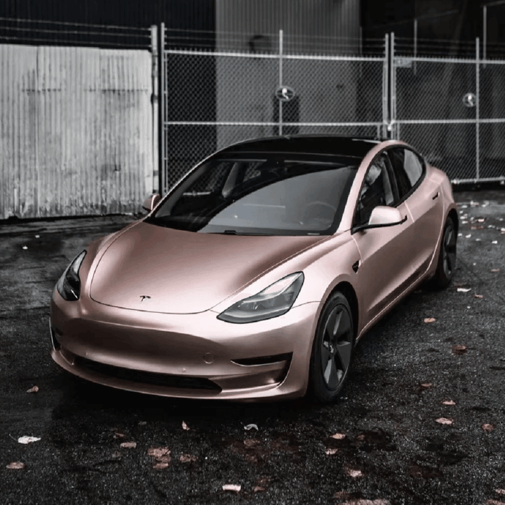 Rose Gold Car Wrap