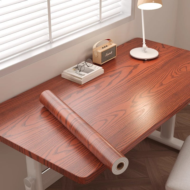 Rosewood Red Wood Grain Vinyl Wrap