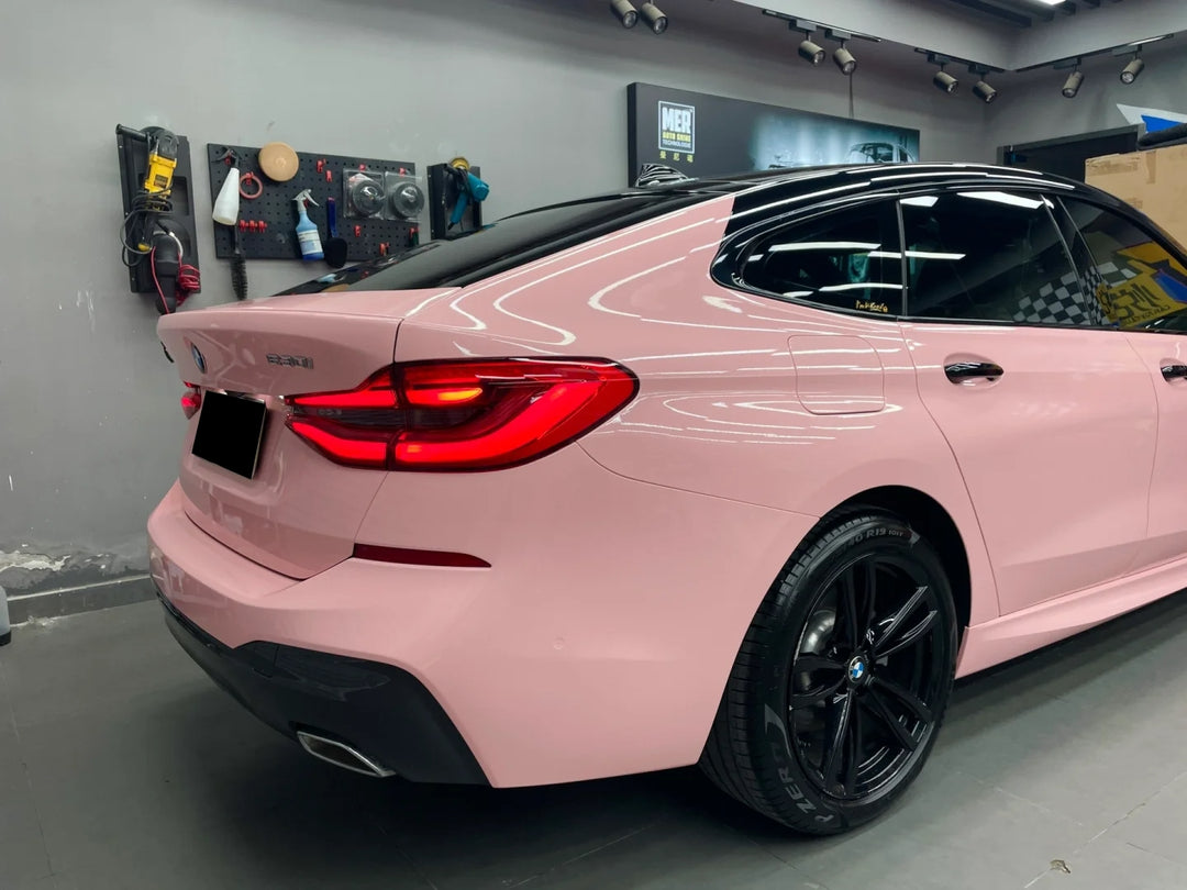 Gloss Crystal Sakura Pink Vinyl Wrap