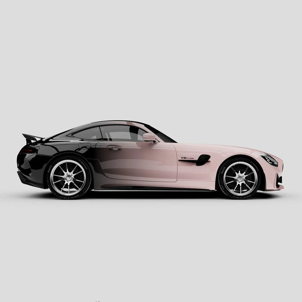 Sakura Pink Black Gradient Vinyl Wrap Custom Car Wrap Film – YesWrap