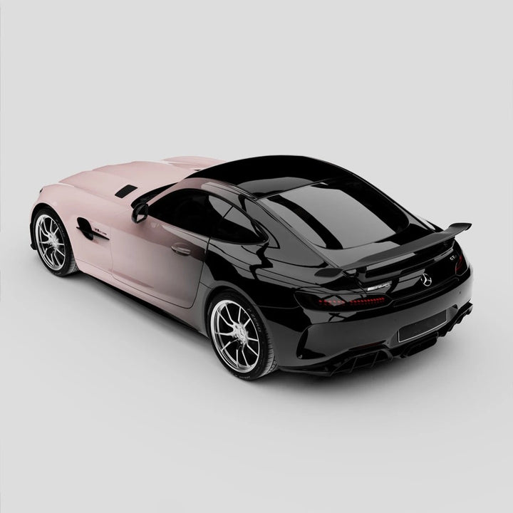 Sakura Pink Black Two Tone Gradient Wrap