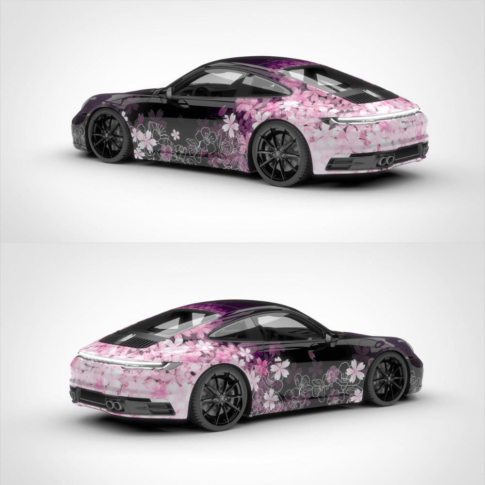 Sakura Vehicle Wrap