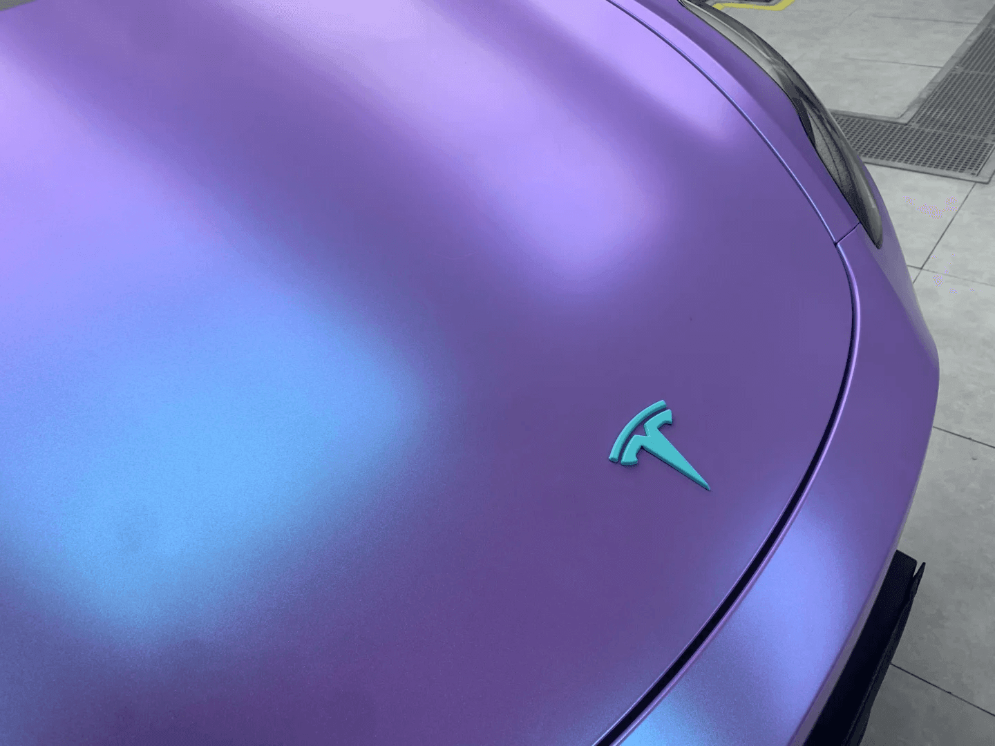 Satin Ceramic Lavender Blue Shift Vinyl Wrap