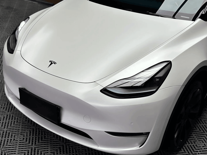 Satin Ceramic White Vinyl Wrap