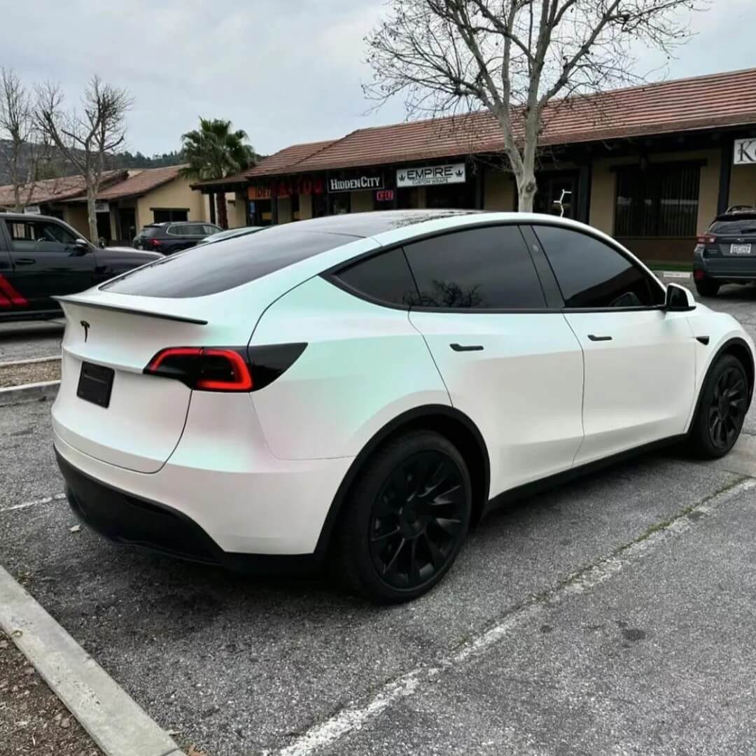 Satin Aurora White Color PPF Wrap