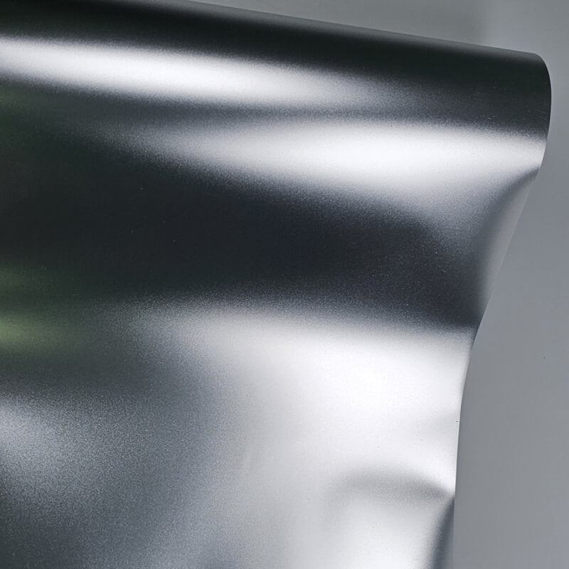 Satin Chrome Alexander Silver Vinyl Film