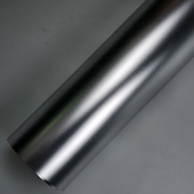 Satin Chrome Alexander Silver Vinyl Wrap