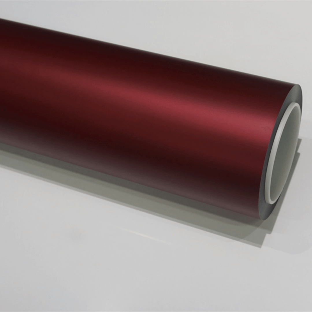 Satin Chrome Romanee Red Color PPF