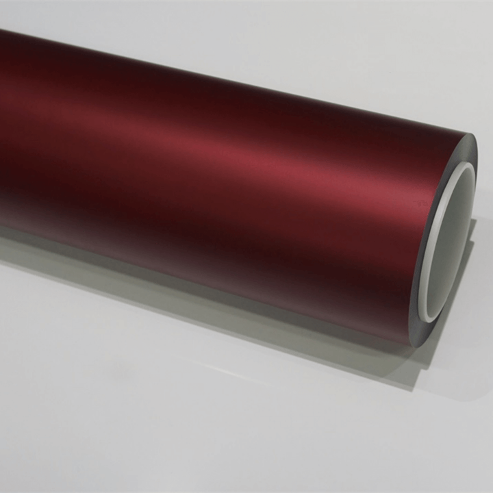 Satin Chrome Romanee Red Color PPF