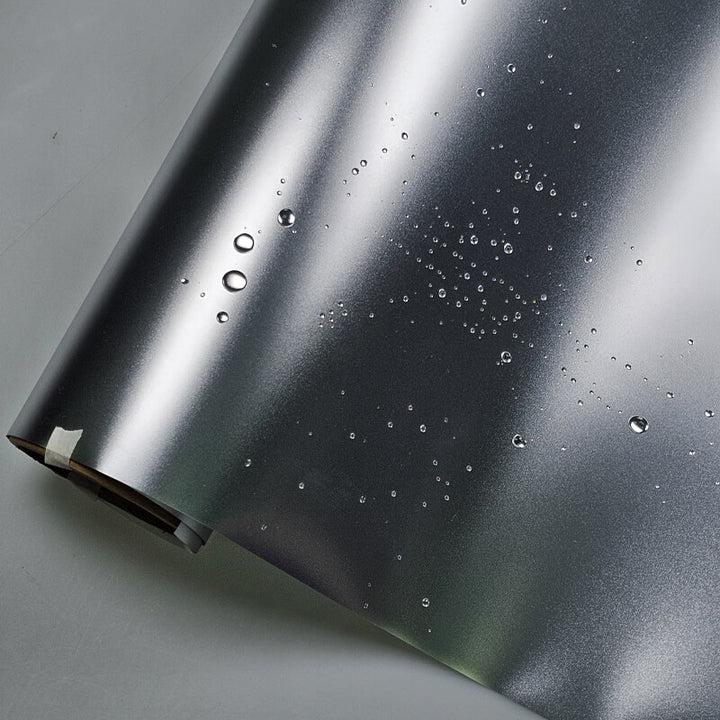 Satin Chrome Silver Vinyl Wrap