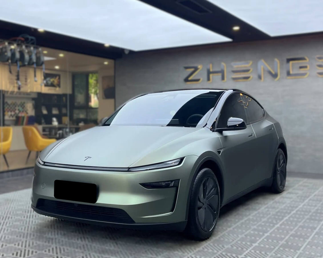 Satin Grey-Green Wrap PPF