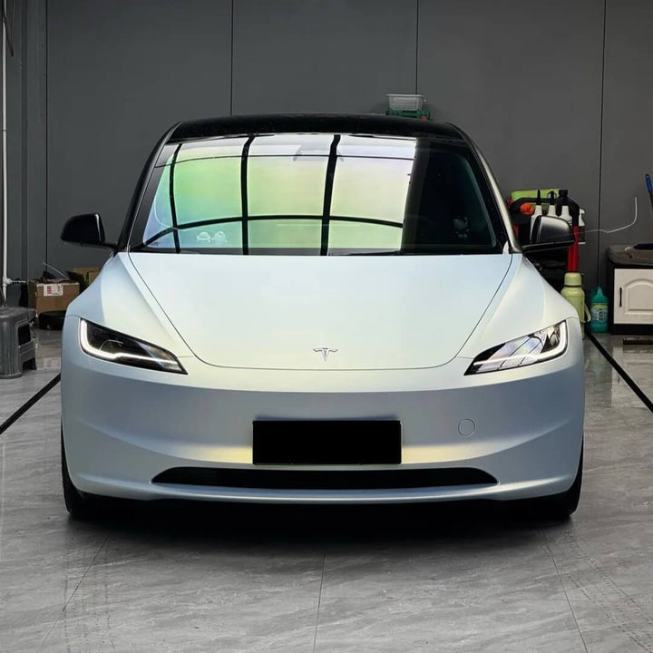 Satin Metallic Blue Gold Color PPF