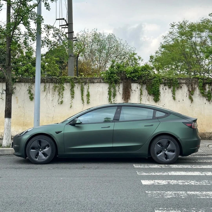 Satin Metallic Ghost Green PPF Wrap