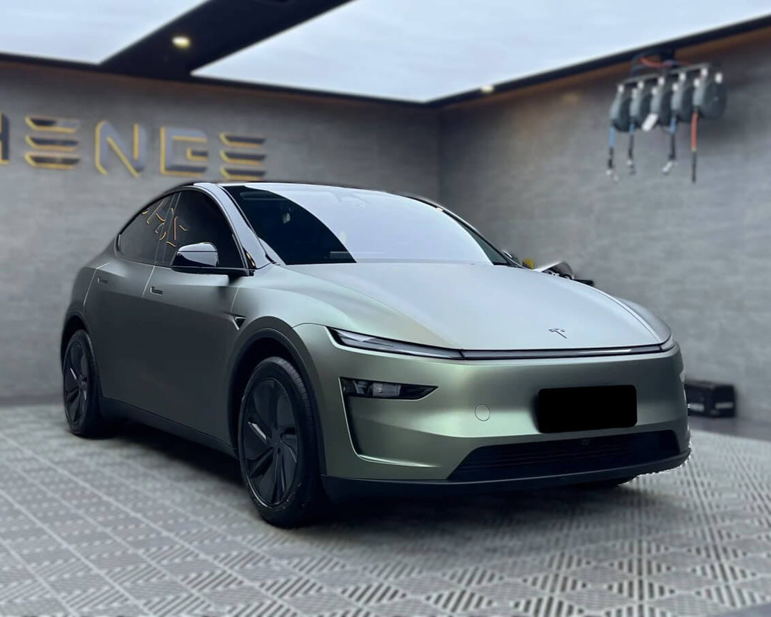 Satin Metallic Grey-Green Color PPF