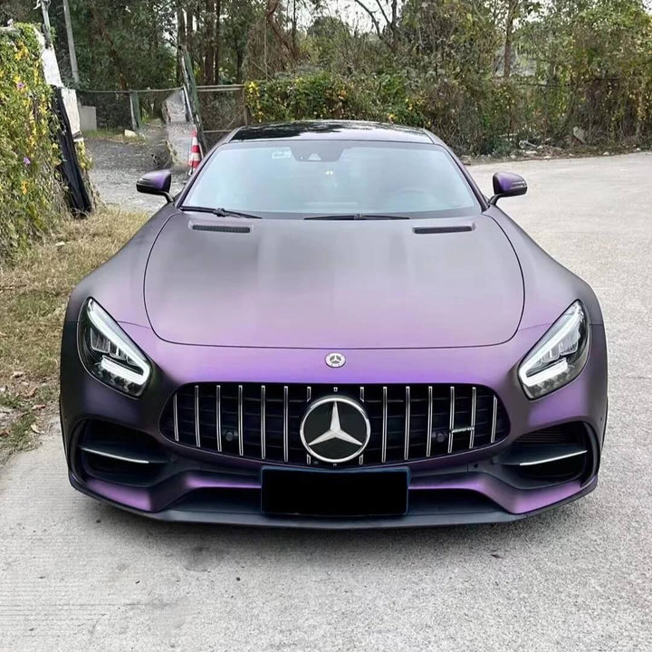 Satin Metallic Pinkish-Violet Color PPF Wrap