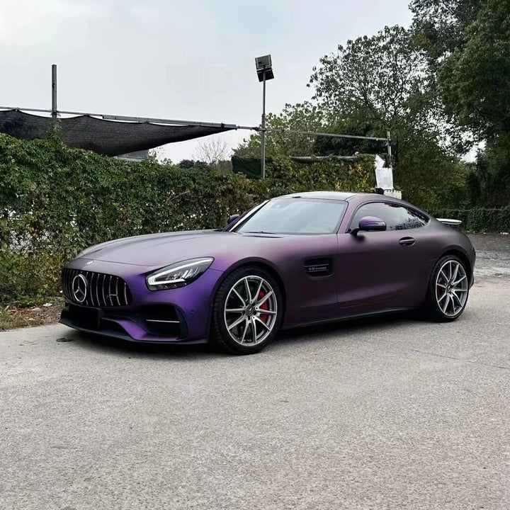 Satin Metallic Pinkish-Violet Wrap PPF