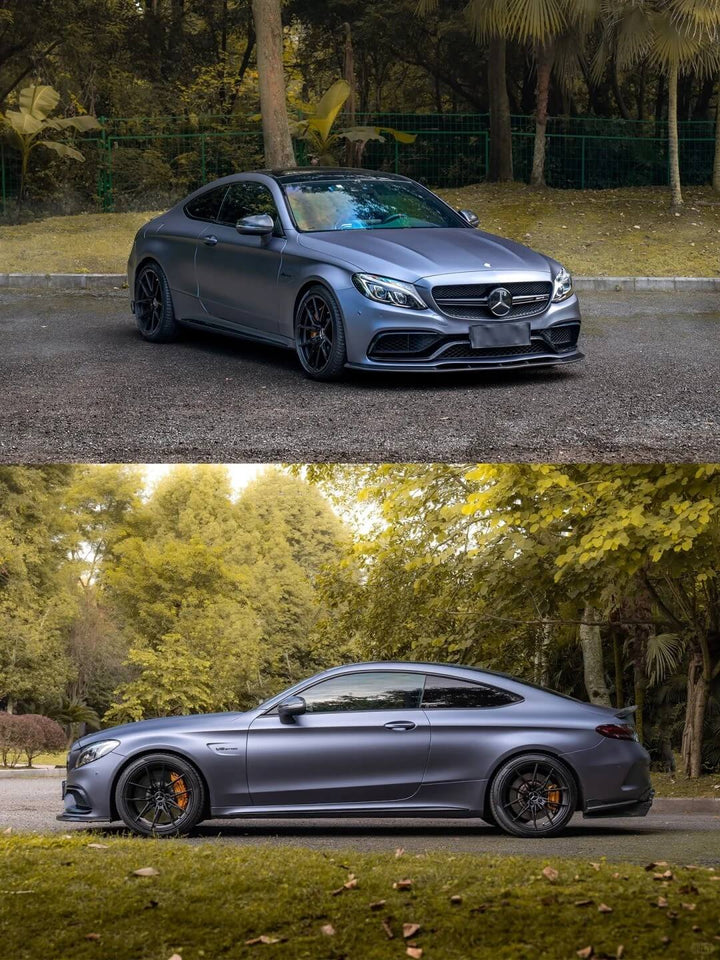 Satin Metallic Racing Blue Car Wrap