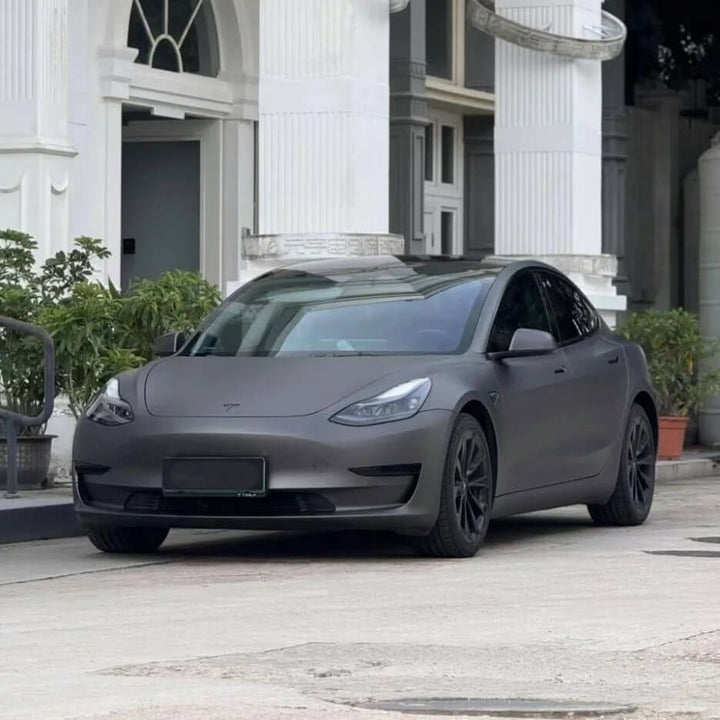 Satin Meteorite Gray Tesla