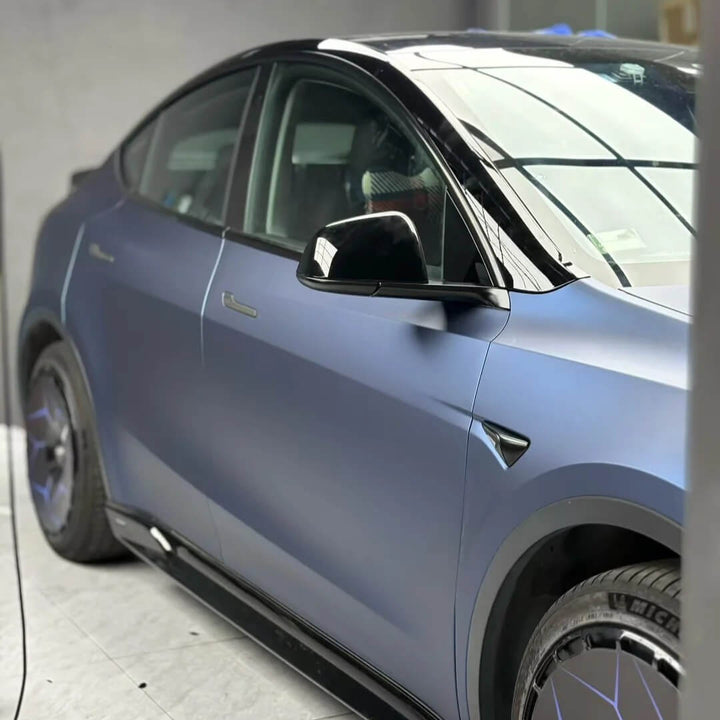 Satin Midnight Blue Wrap PPF