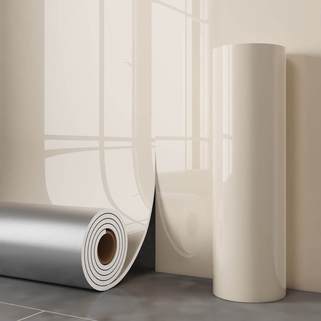 Self-Adhesive Creamy White Wallpaper