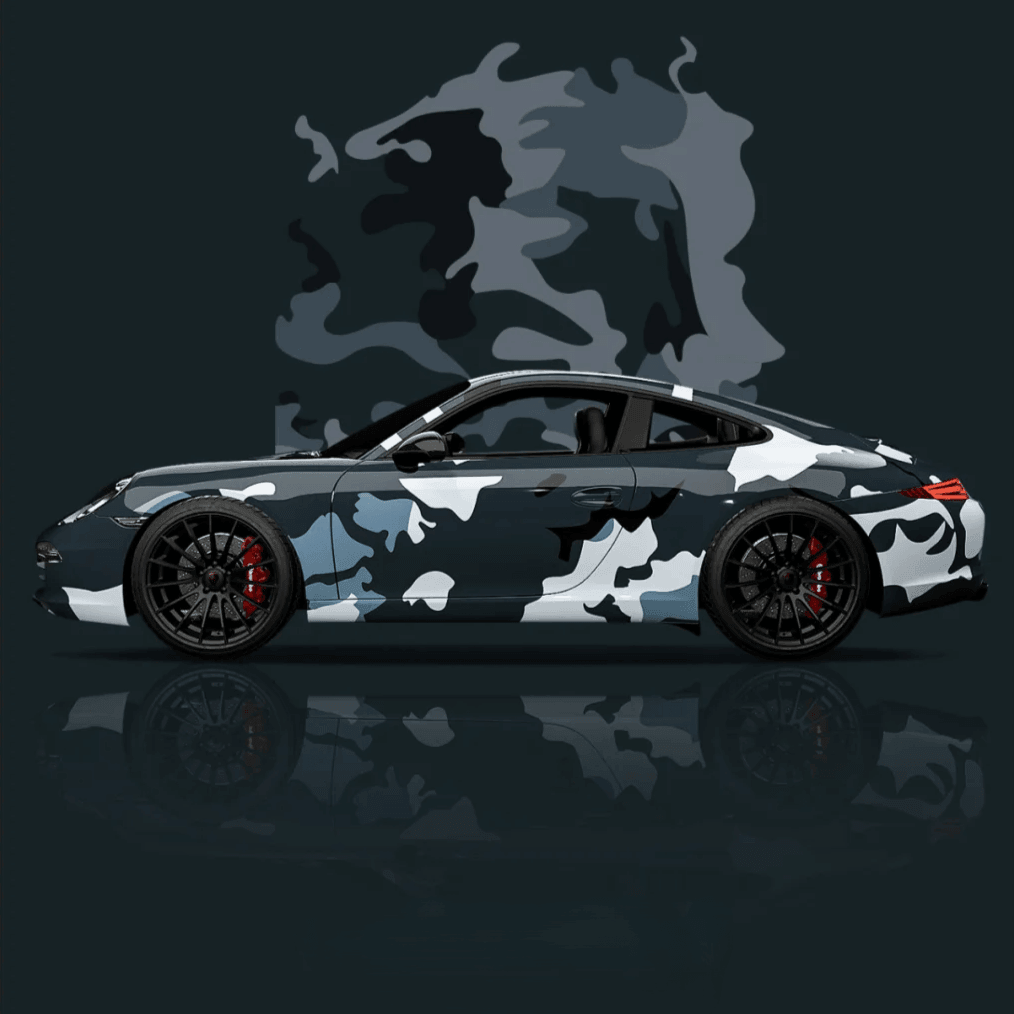 Snow Mountain Camouflage Vinyl Wrap